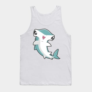 hammerhead shark mouse pad design Tank Top